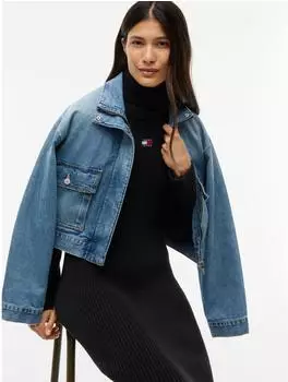 Tommy Hilfiger TJW Badge Midi Sweater Dress (61987067) schwarz