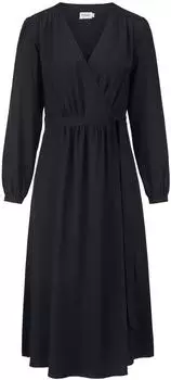 hessnatur Midi Regular Kleid aus reiner TENCEL™ Lyocell (581988944) schwarz