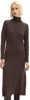 Marc O'Polo Strickkleid aus softem Schurwolle-Mix schwarz
