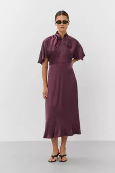 Soaked in Luxury SLVerona Midi Kleid (39226823) fig