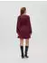 Vero Moda VMMIRO LS SHORT DRESS WVN NOOS Regular Fit Minikleid (143269883) windsor wine