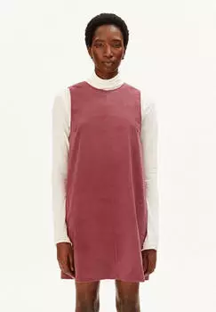 armedangels CORD-MINI-KLEID MIT RUNDHALS | Bio-Baumwoll Mix - rot ( ) (30008856-3655)