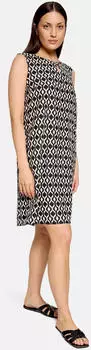 Betty Barclay Sommerkleid ohne Arm (1889/2026) schwarz-wei&szlig;/beige