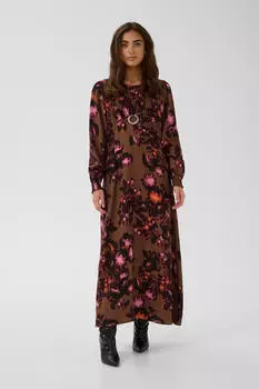 Culture Cuvioletta Midikleid (66905562) braun/pink flower