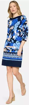 Betty Barclay Shirtkleid mit 3/4 Arm (18071871) dunkelblau/blau
