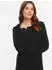 Vila VIRIL L/S Volume Sleeve Knit Dress-NOOS Strickkleid Regular Fit (49158233) schwarz
