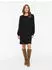 Vila VIRIL L/S Volume Sleeve Knit Dress-NOOS Strickkleid Regular Fit (49158233) schwarz