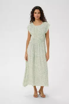 Saint Tropez GislaSZ Midikleid (78847705) cameo green leopard