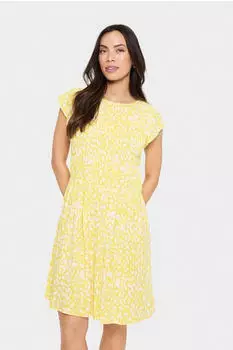 Saint Tropez GislaSZ Midikleid (68907848) ice aspen gold leopard