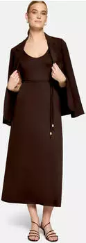 Zero Maxikleid mit Gürtel (110-10004050) chocolate plum