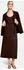 Zero Maxikleid mit Gürtel (110-10004050) chocolate plum