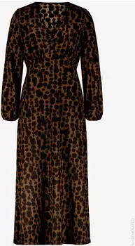 Zero Damen Kleid brown/black