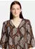 Cartoon Sommerkleid mit Muster (86911911) braun/dunkelbraun/ecru