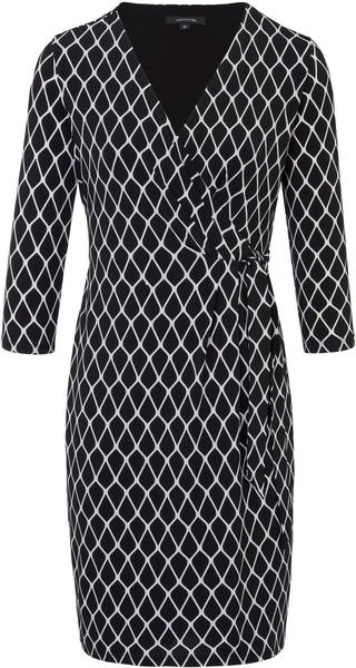 Comma Patterned Dress (85.899.82.0893) black graphic lines