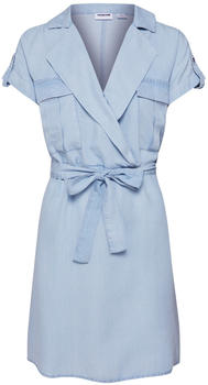Noisy May Vera Utility Dress (27005660) light blue denim