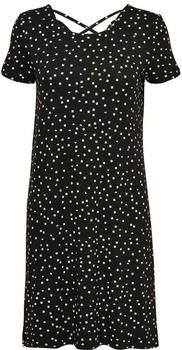 Only Loose Short Sleeved Dress (15131237) black/white dots