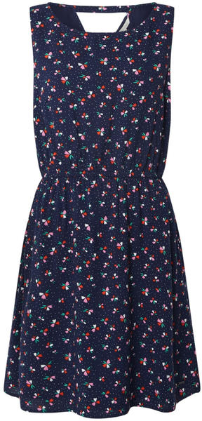 Tom Tailor Sleeveless Dress With Floral Pattern (1016468) navy