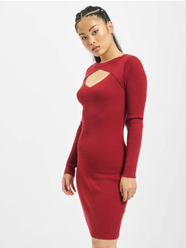 Urban Classics Cut Out Dress red (TB1742BUR)
