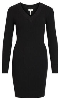 Object Collectors Item Objfae Thess L/s Rib Knit Dress Noos (23032973) black