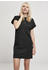 Urban Classics Ladies Cut On Sleeve Printed Tee Dress (TB4089-00825-0037) black/black