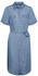 Vero Moda Vmsilja Ss Short Shirt Dress Ga Noos (10251330) light blue denim