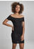 Urban Classics Ladies Off Shoulder Rib Dress (TB1501-00007-0058) black