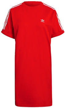 Adidas Originals Adicolor Classics Roll-Up Sleeve Tee Dress red