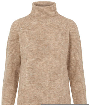 Pieces Pcellen Ls High Neck Knit Dress Noos Bc (17119500) silver mink