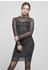 Urban Classics Ladies Aop Double Layer Dress (TB4517-02741-0037) asphalt/black
