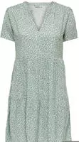 ONLY Sommerkleid "ONLZALLY &ndash; Sommerkleid mit V-Ausschnitt und Stufenvolant"...