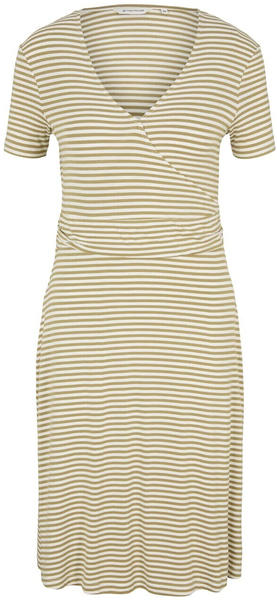 Tom Tailor Mini Dress (1032059) olive horizontal stripe
