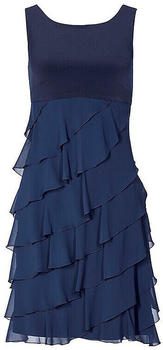 Swing Modelle Kleid - Jersey/chiffon (77757710) blau