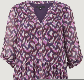 Comma Zartes Kleid mit Knopfleiste (2123375.48A1) lila