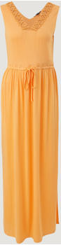 Comma Maxi-Kleid mit Häkelspitze (2116541.2210) orange