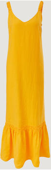 Comma Maxi-Kleid aus Leinen (2115454.1446) gelb