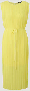 Comma Maxi-Kleid mit Plisseefalten (2129607.1203) gelb