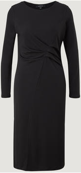 Comma Jerseykleid mit Raffung (2129437.9999) schwarz