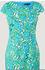 Comma Kleid aus Baumwollsatin (2132866) mehrfarbig/türkis