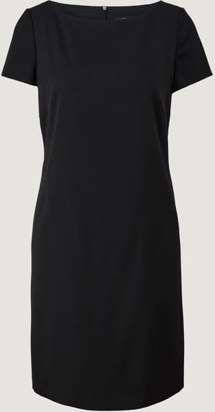 Comma Kurzes Kleid mit U-Boot-Ausschnitt (2127841.9999) schwarz