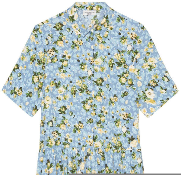 Marc O'Polo Kurzes Kleid mit Allover-Print aus LENZING™ ECOVERO™ (342113821125) multi/soft sky blue