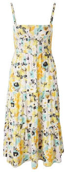 S.Oliver Midikleid mit Smok-Detail (2114082.02A0) creme/mehrfarbig