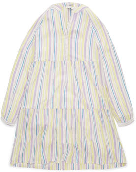 Tom Tailor Gestreiftes Kleid mit Volants (1035146) weiß