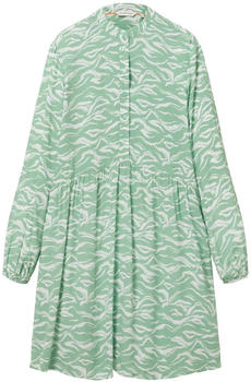 Tom Tailor Kleid mit Allover Print (1035862) green small wavy design