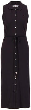 Tommy Hilfiger Sleeveless Slim Polo Midi Dress (WW0WW37838) black