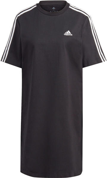 Adidas Essentials 3-Stripes Single Jersey Boyfriend T-Shirt Dress black