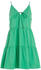 Tommy Hilfiger Tie Detail Poplin Tiered Mini Dress (DW0DW15184) coastal green