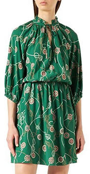 GANT Sailing Kleid mit V-Ausschnitt und Print (4503167-316) lavish green