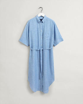 GANT Leinen Chambray Hemdblusenkleid (4503178-469) silver lake blue