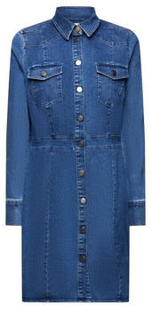 edc by Esprit Jeans-Minikleid im Hemdstil blue medium washed (023CC1E321)