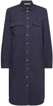 Esprit Hemdblusenkleid aus Baumwolle navy (993EE1E306)